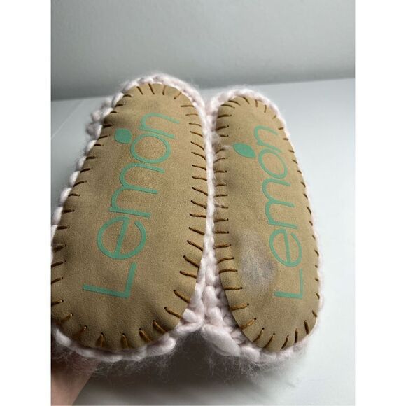 Anthropology Lemon - Cabin Cuffed Cute Bootie Pink Light Size 4 - Picture 6 of 10